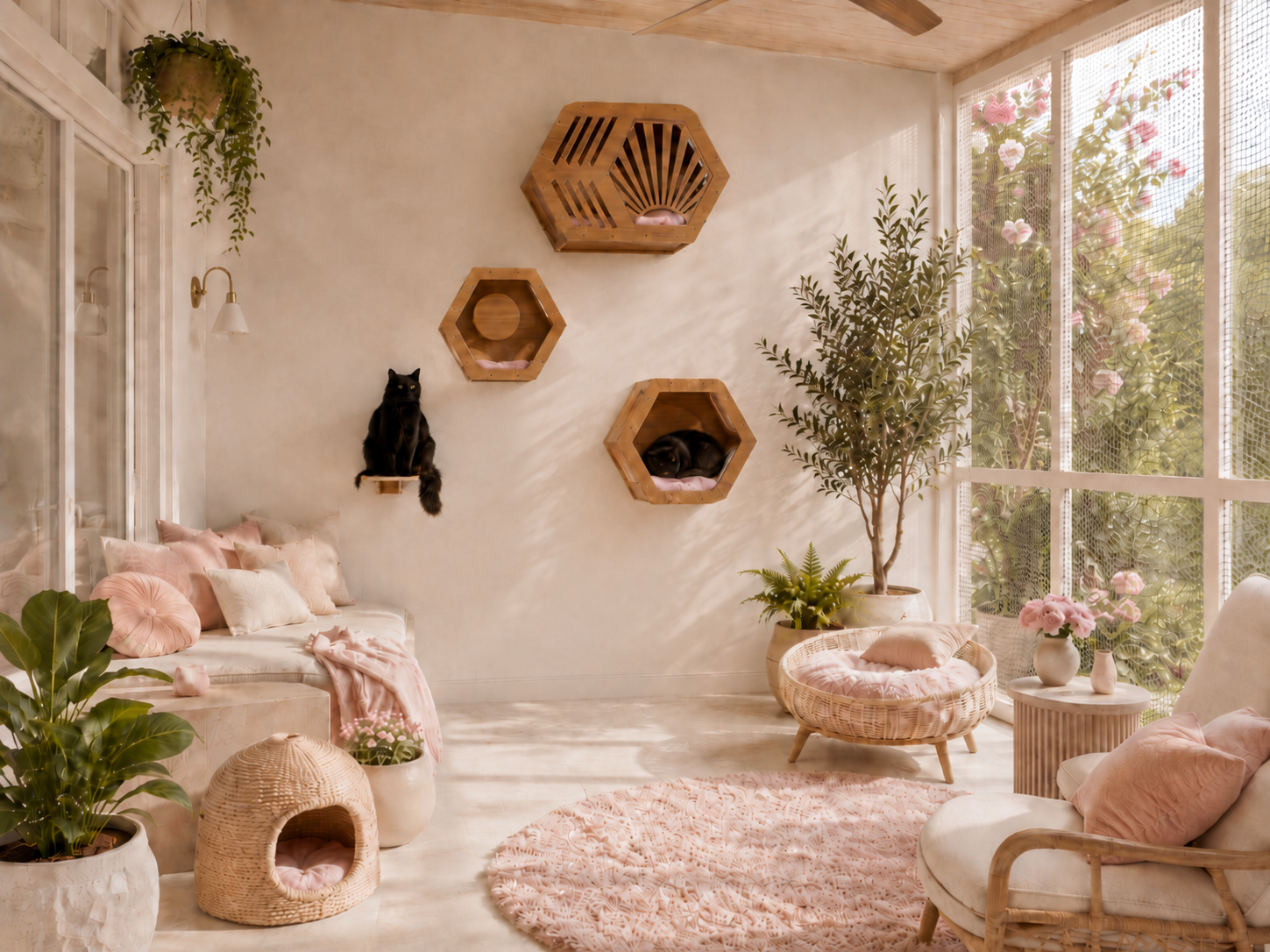 Screened Catio Decor Inspiration