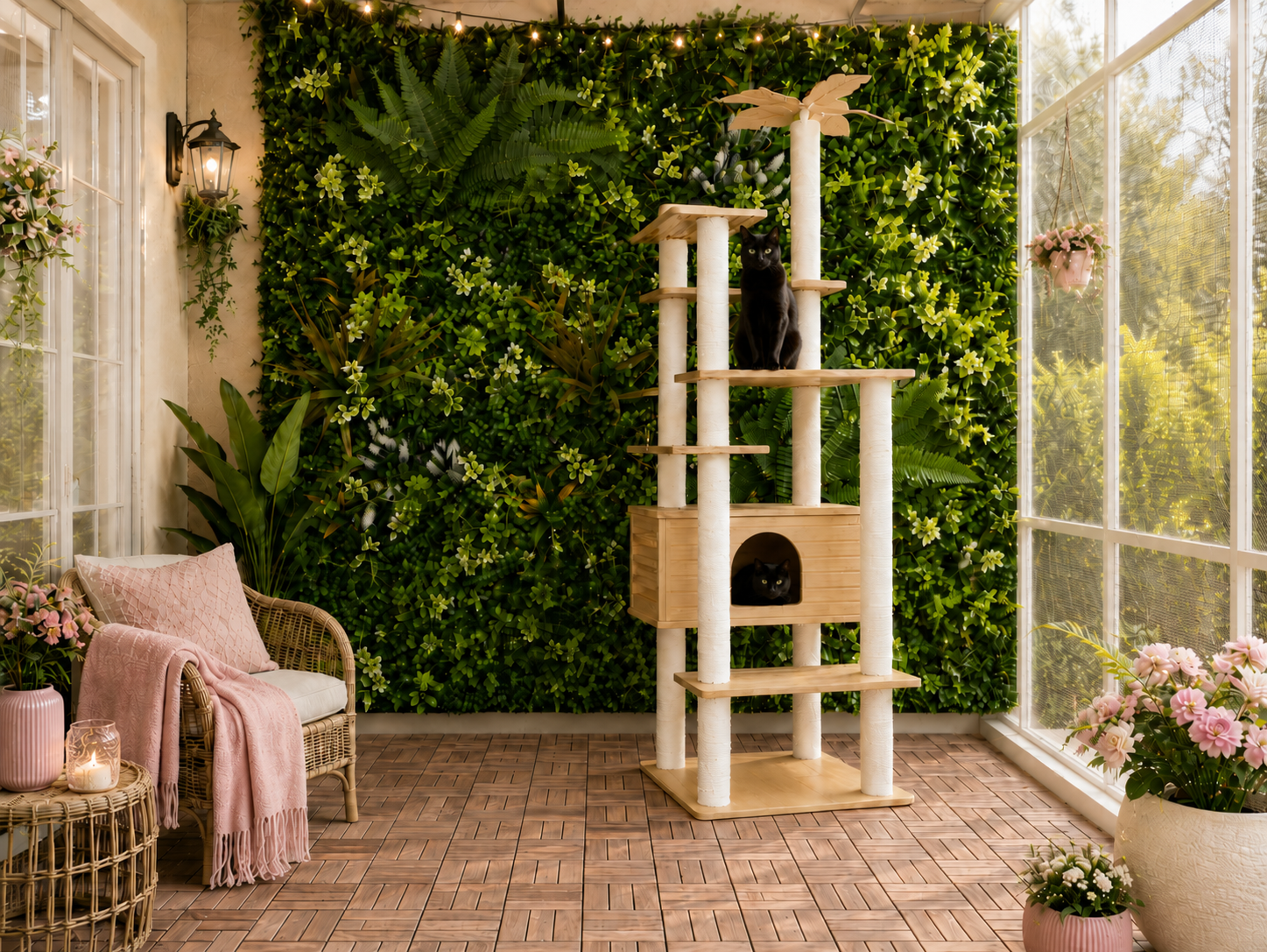 Cozy Enclosed Catio - Cat-Friendly Patio Inspiration
