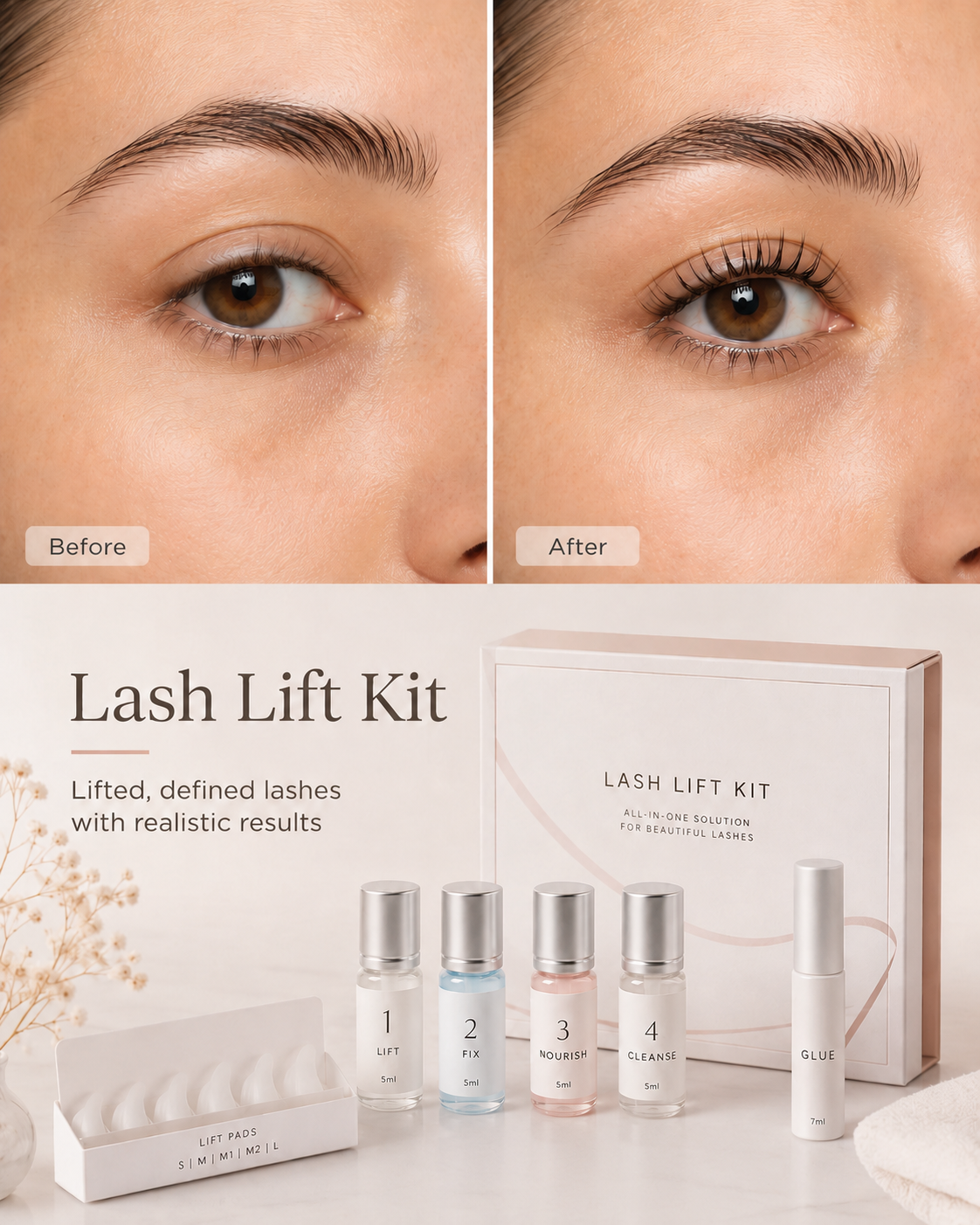 Lash Lift Transformation
